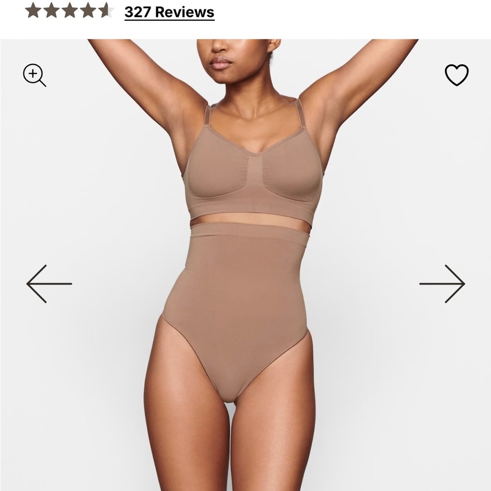 SKIMS Seamless Sculpt High Waist Thong - Sienna